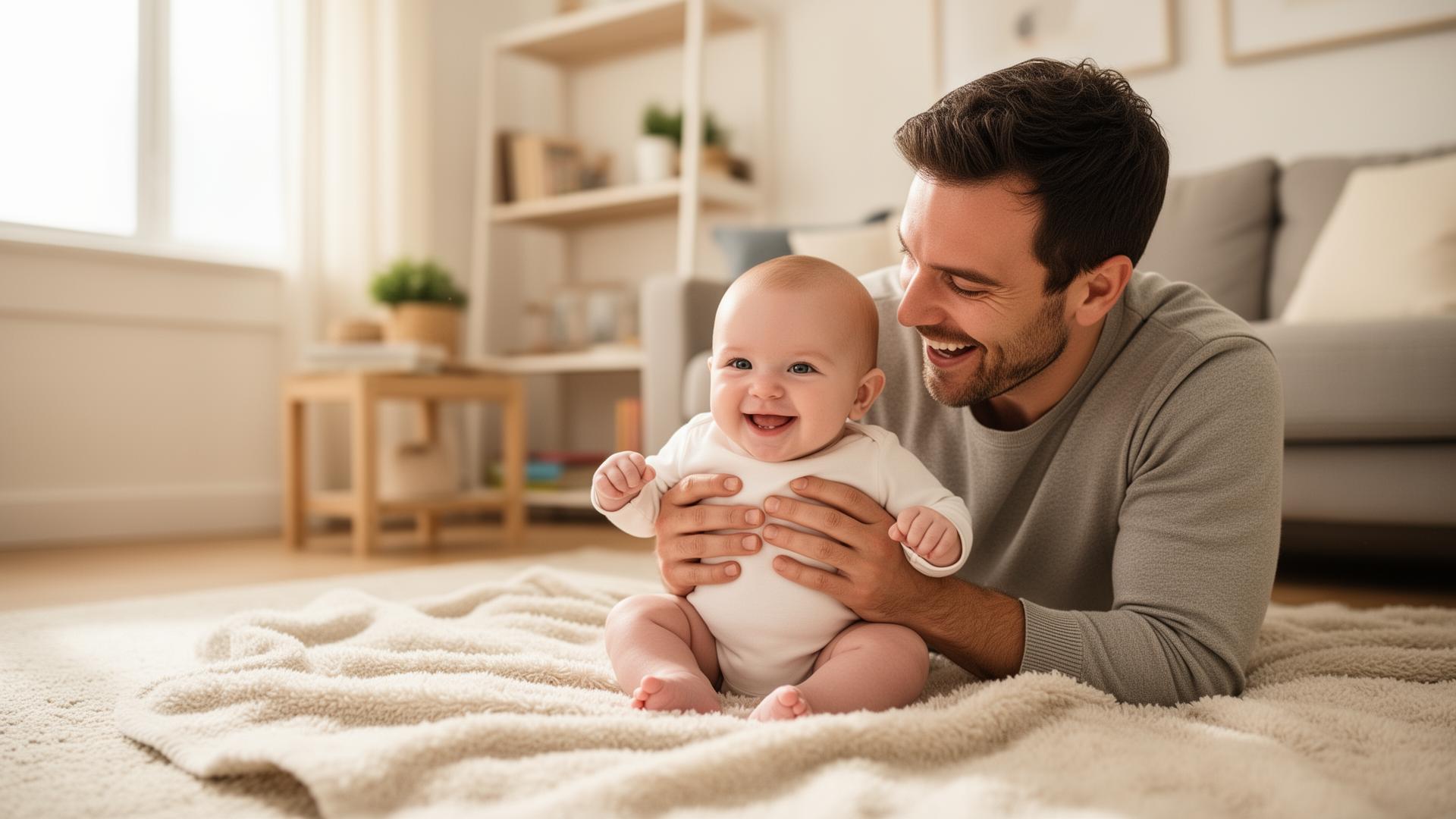 Father's Ed baby stage banner.